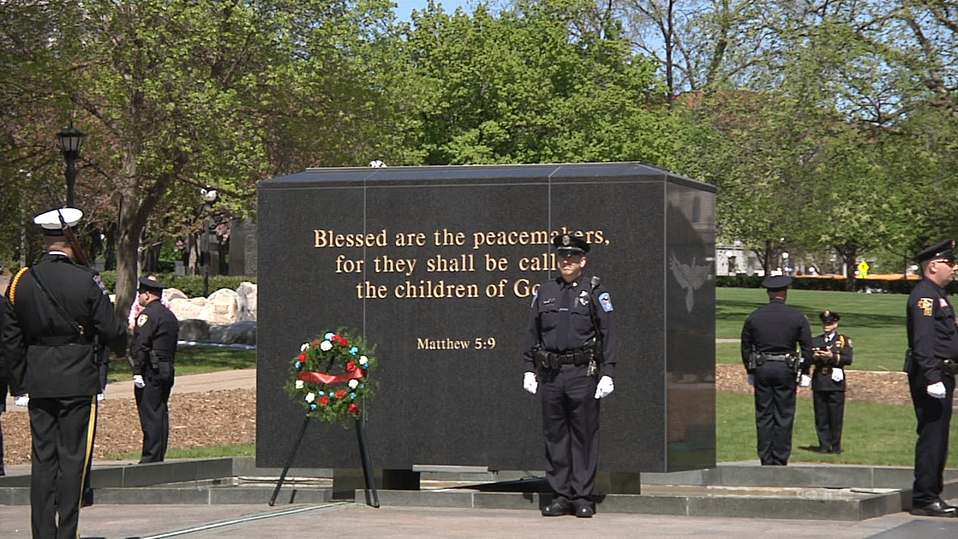 Local Departments Stand Guard at Law Enforcement Memorial CCX Media