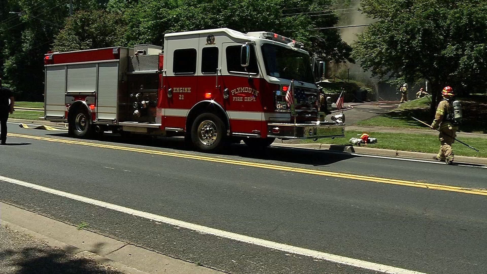 2 People Hospitalized in Plymouth House Fire - CCX Media