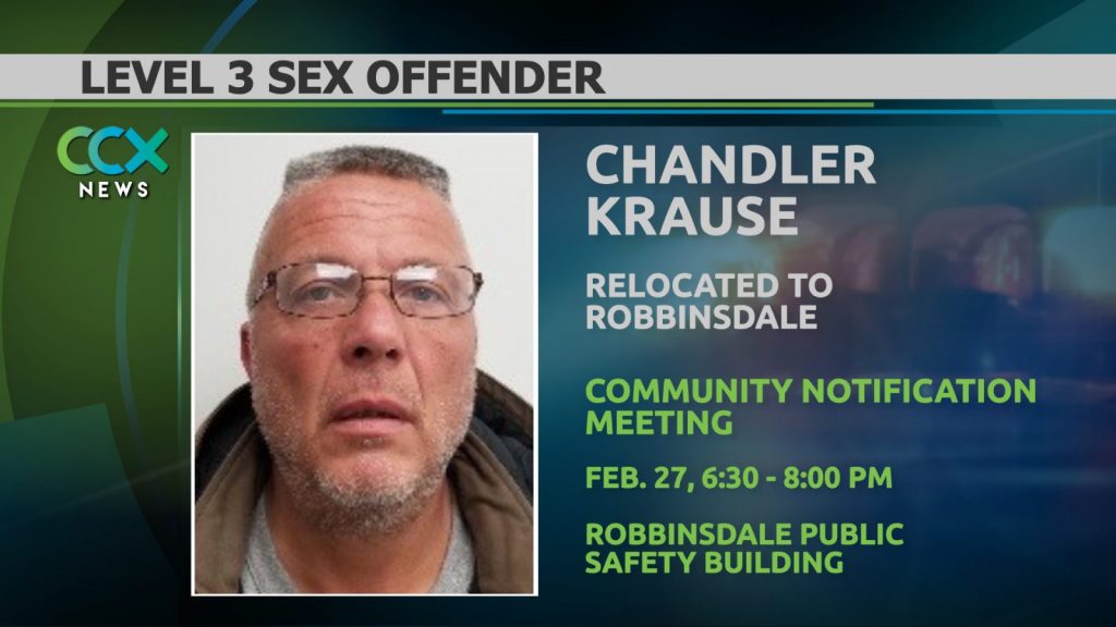 Level 3 Sex Offender Relocates To Robbinsdale Ccx Media 