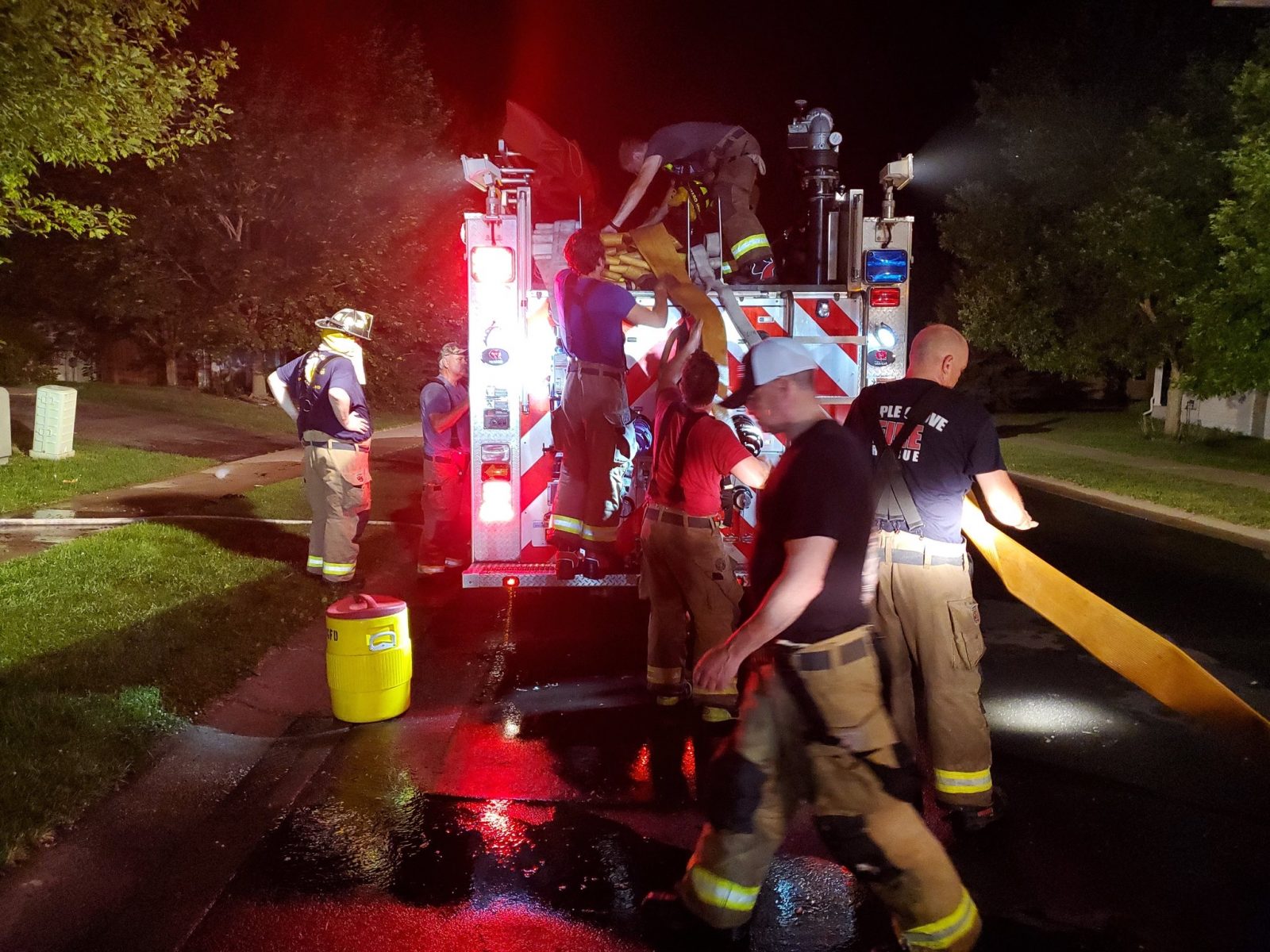 Maple Grove FD Battles Fires in Heat, Three Firefighters Injured CCX