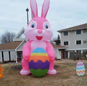Lee Square Cooperative Easter bunny