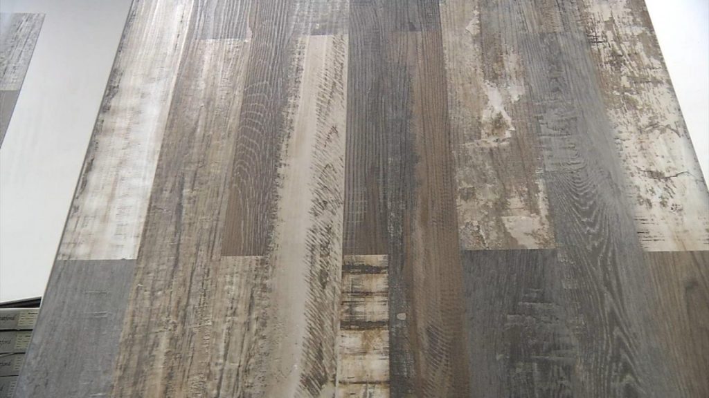 Example of luxury vinyl plank flooring