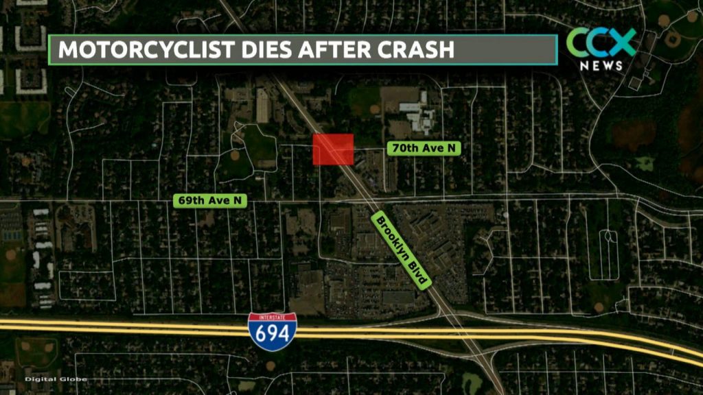 Motorcyclist dies Brooklyn Center crash