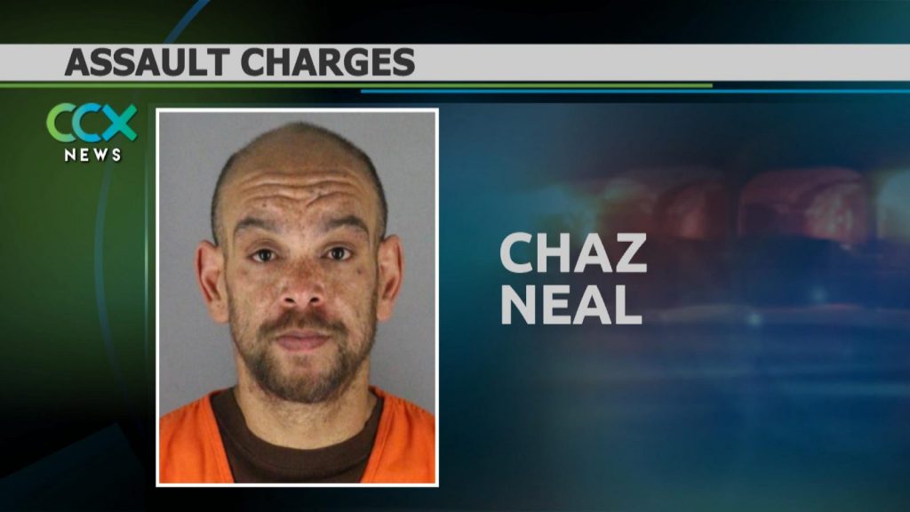 spitting police suspect chaz neal