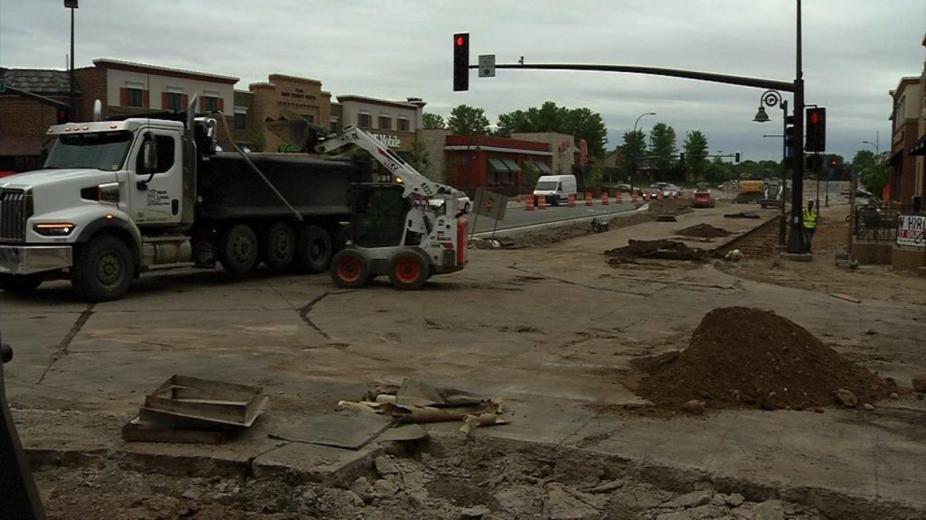 Maple Grove Downtown Construction