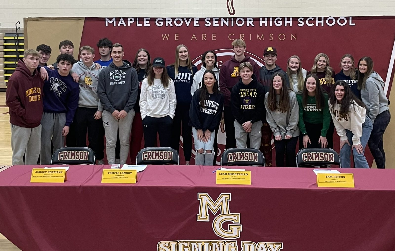 23 Seniors Honored at Maple Grove Signing Day Ceremony CCX Media