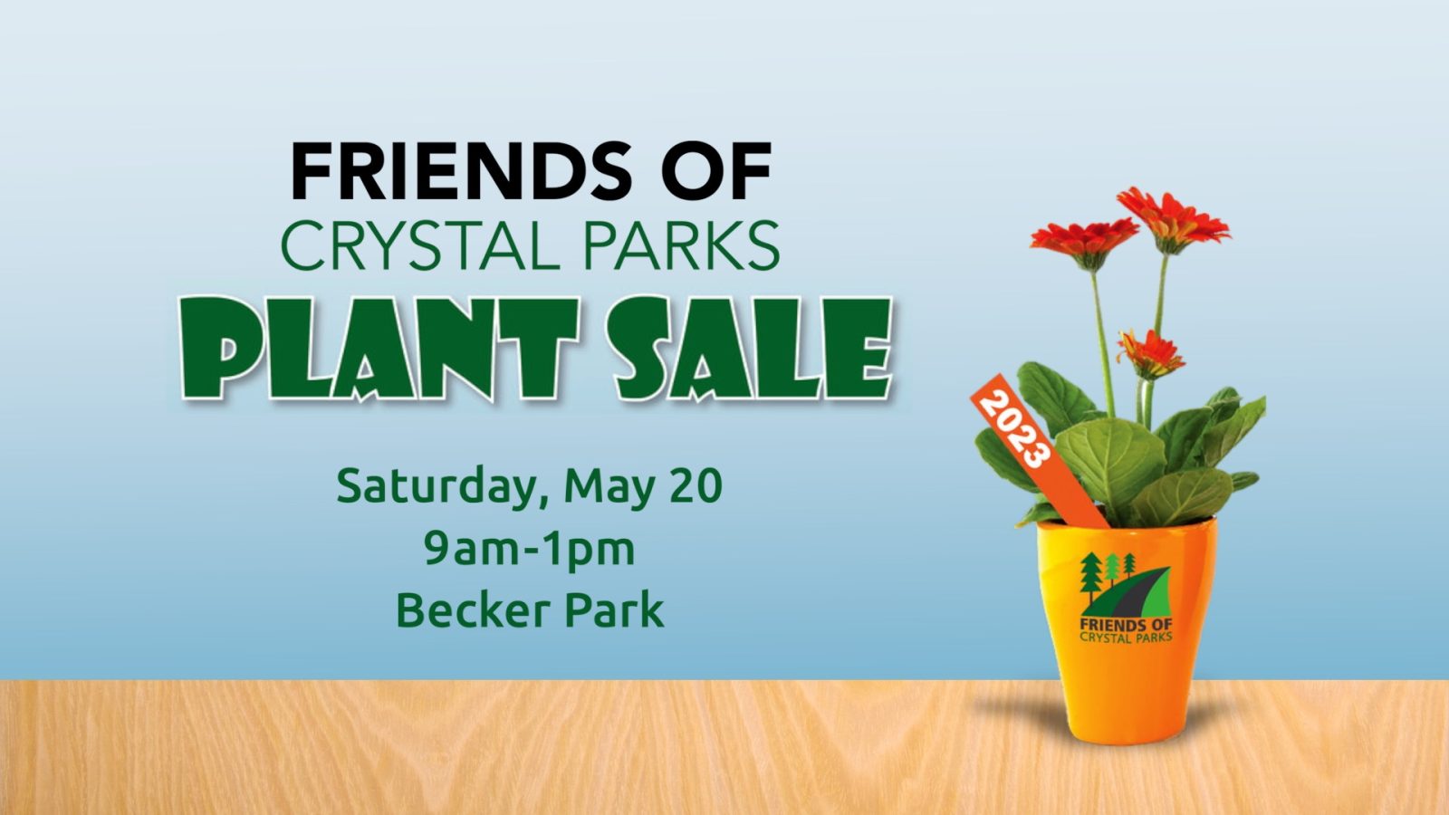 Friends of Crystal Parks Plant Sale