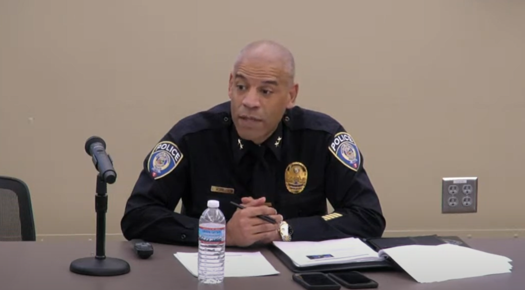 Ernest Morales III, Chief of the Metro Transit Police Department, says private security may assist police at the Brooklyn Center Transit Center.
