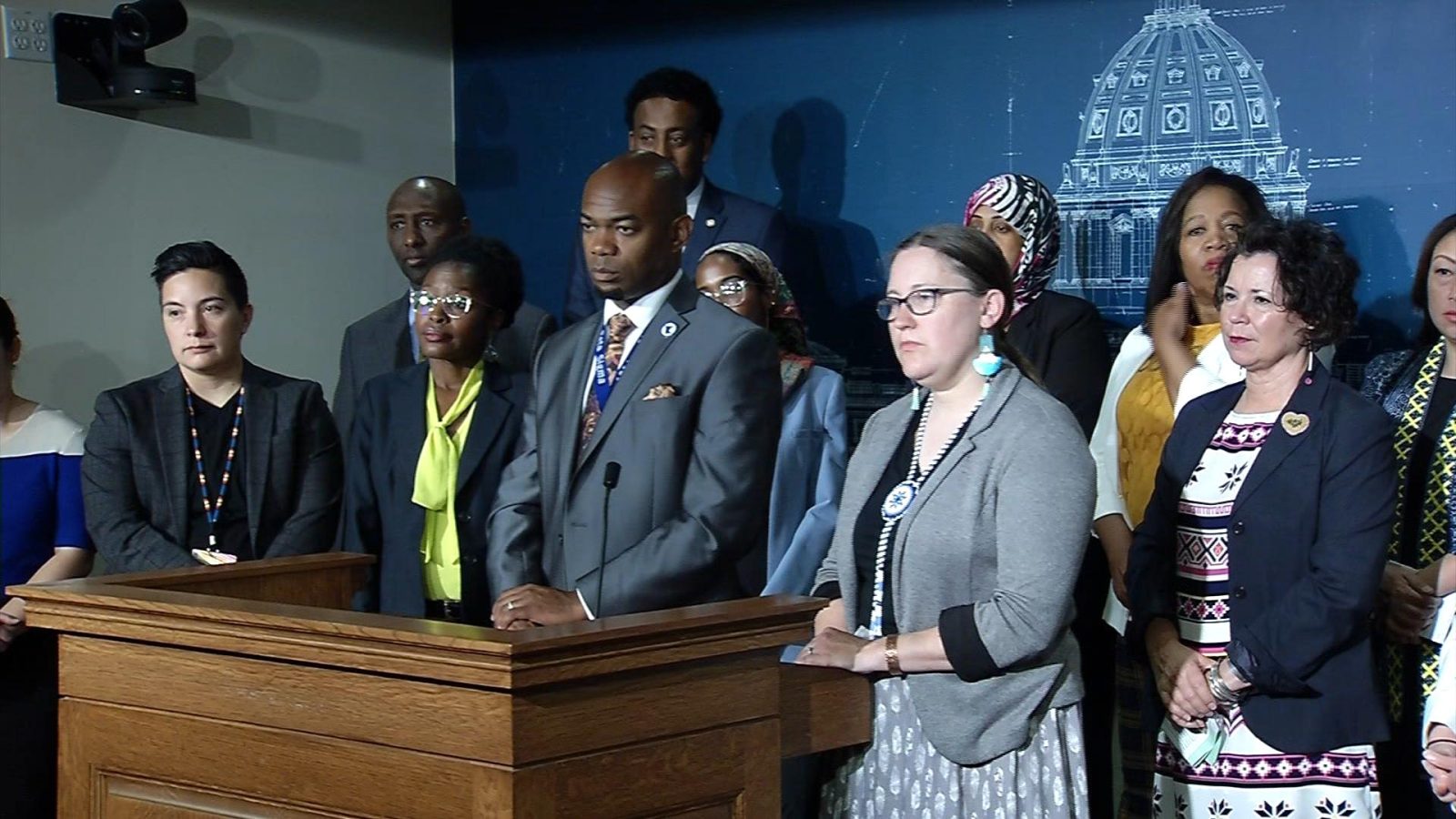 People of Color and Indigenous Caucus press conference