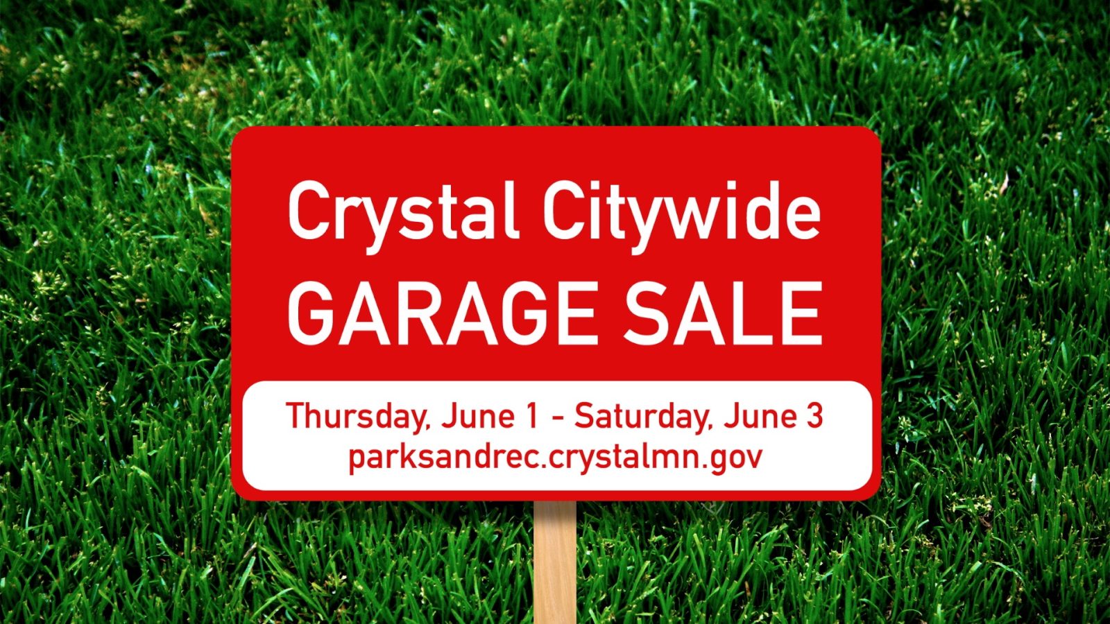 Crystal Citywide Garage Sale Date Information