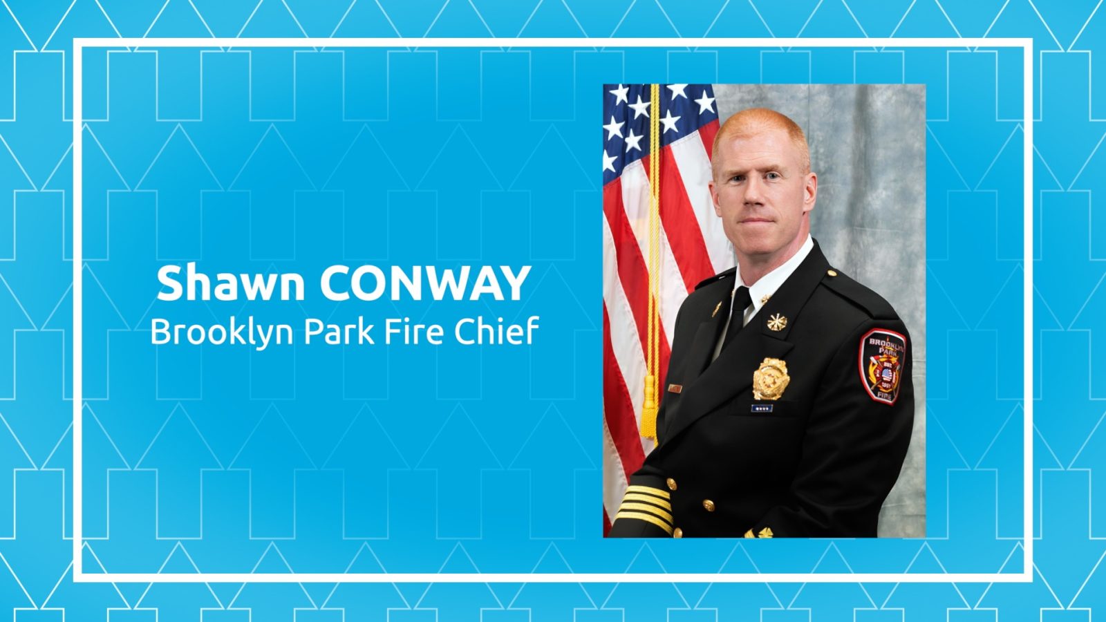 Shawn Conway, new Brooklyn Park Fire Chief