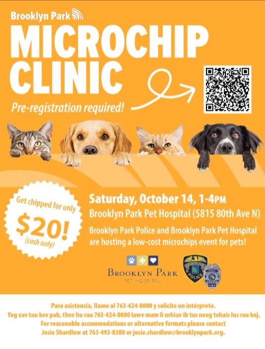 microchip clinic brooklyn park flyer