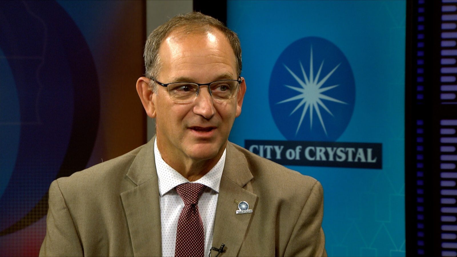 Crystal Mayor Jim Adams