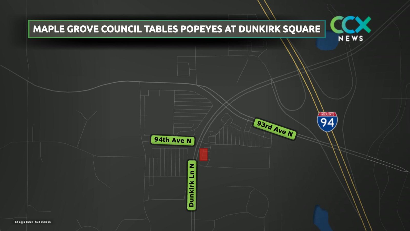 Maple Grove Council Tables Plans for Popeyes at Dunkirk Square