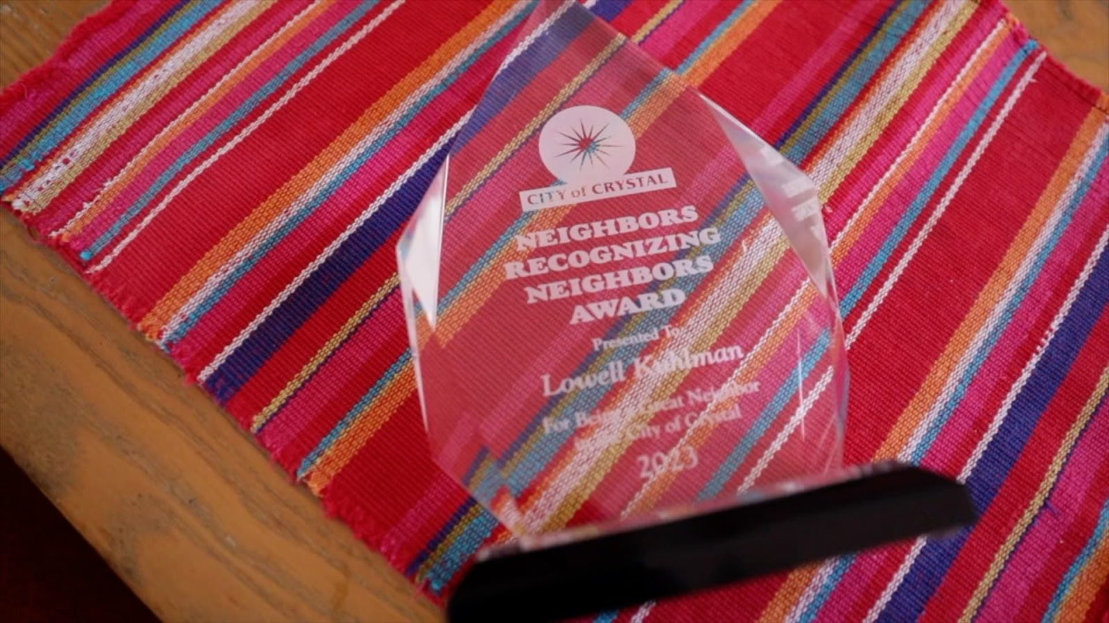 Crystal neighbor awards