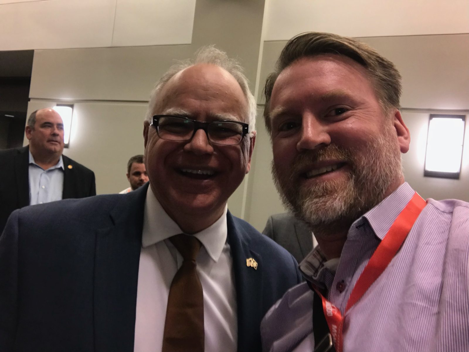 Tim Walz David Boone