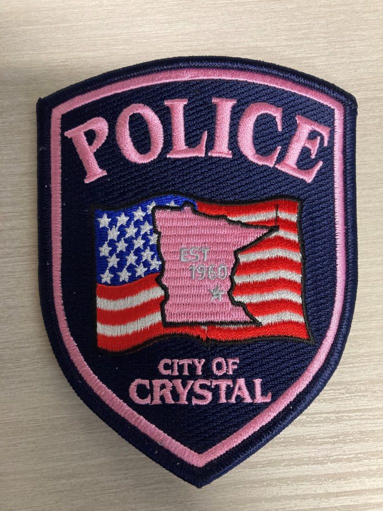 crystal police pink patches