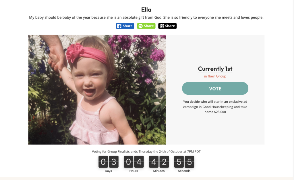 baby of the year ella