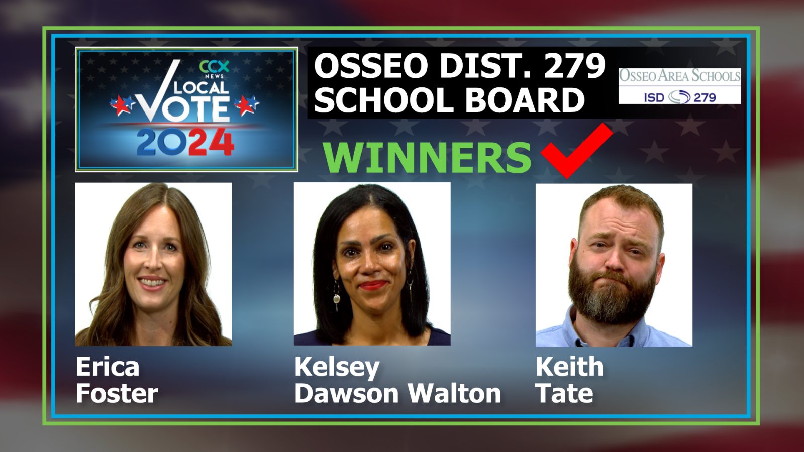 Two New Faces on Osseo Area School Board, Plus Dawson Walton Returns