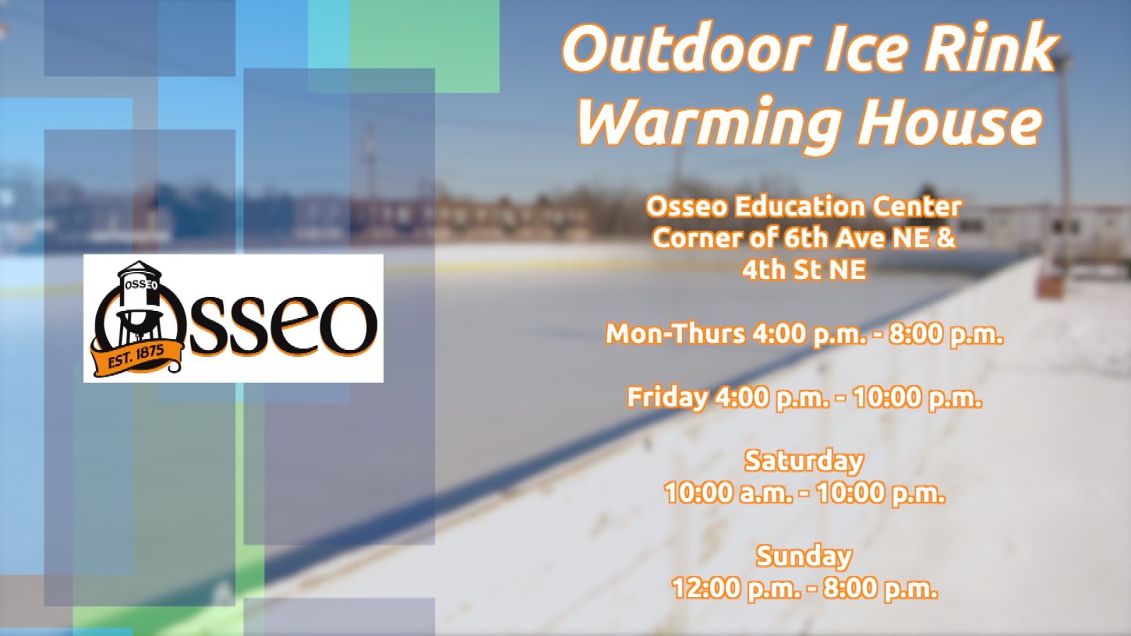 Osseo outdoor skating