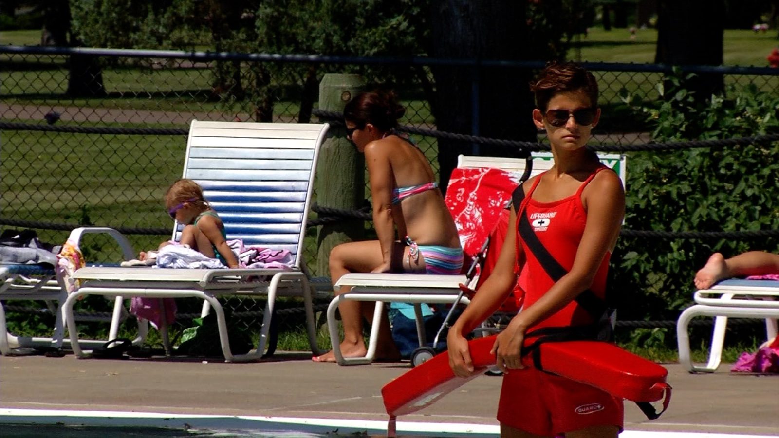 Crystal Cove Aquatic Center lifeguards