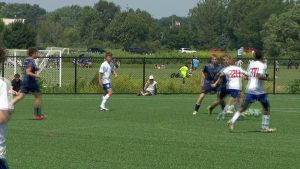 Fusion Soccer Club of Plymouth under 16 boys soccer team in action at USA Cup vs. Tonka United