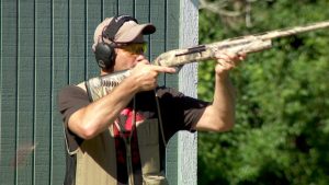 Shooter at Plymouth Gun Club
