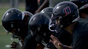 Osseo football practices on August 11, 2025