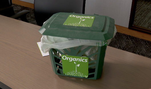 organics recycling bin