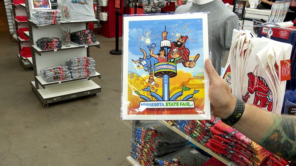 Minnesota state fair character drawing 