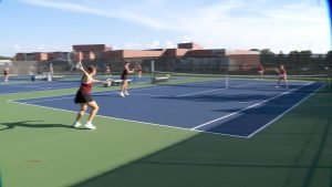 Maple Grove plays Eden Prairie in girls tennis September 16, 2025