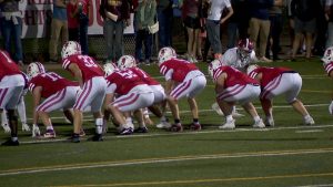 Benilde-St. Margaret's Football game action versus Richfield