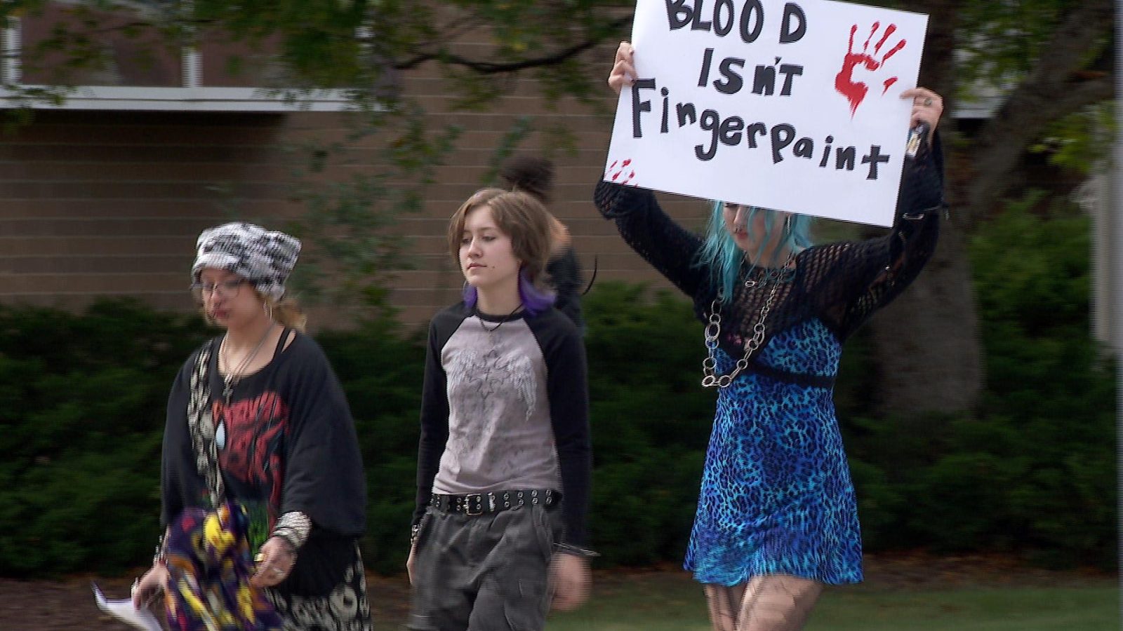 perpich students walk out of school protesting gun violence and shootings