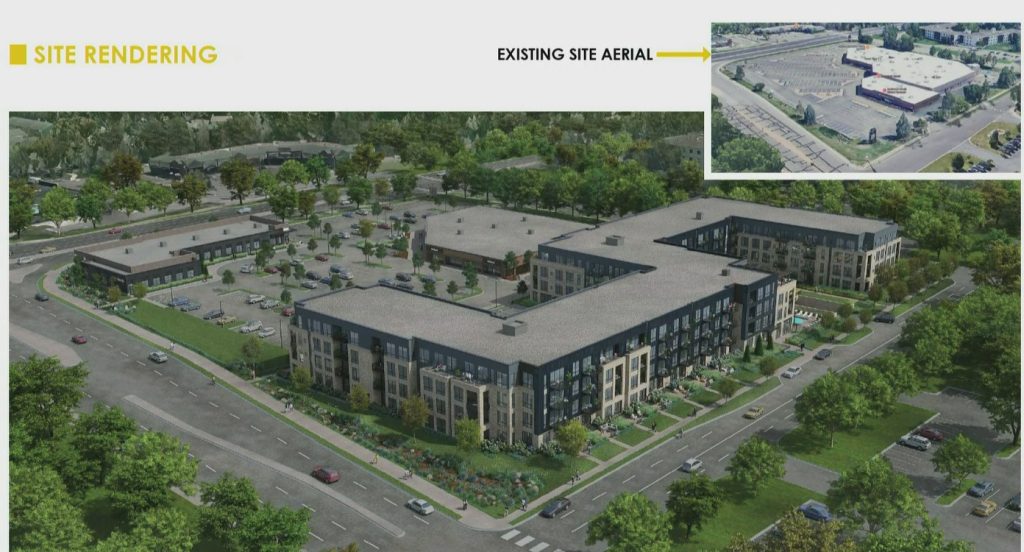 Plymouth Apartment Building proposal by Marco McLane Development