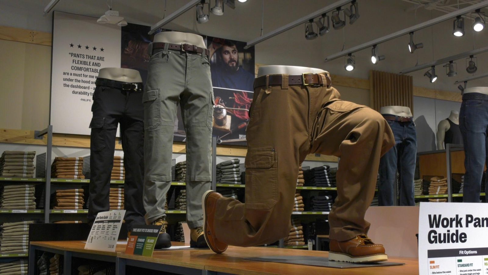 a mannequin in a pair of pants 