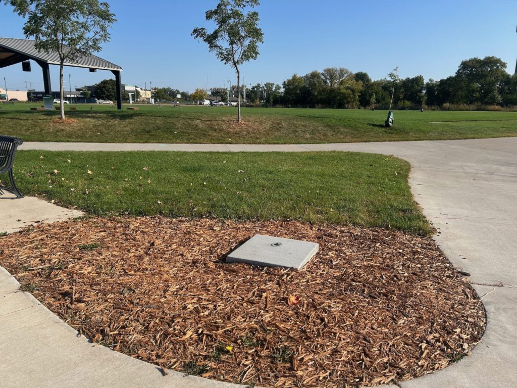base of barway collins statue