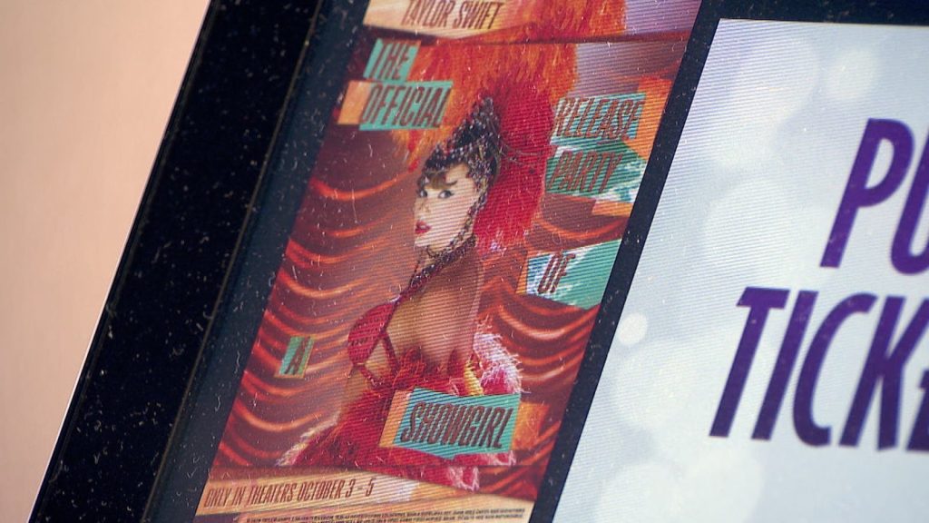 taylor swift movie ticket