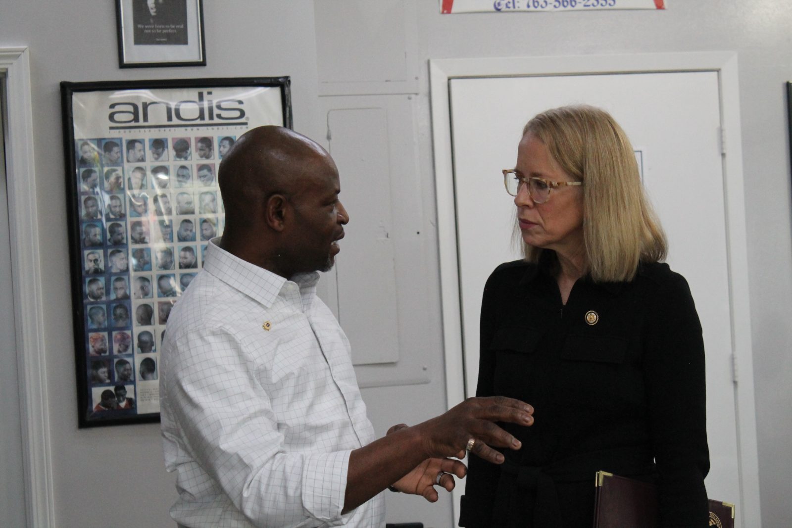 Phil Musa and Kelly Morrison talking