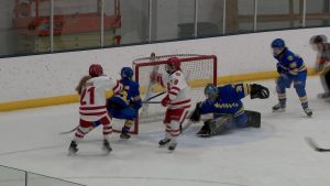 Benilde-St. Margaret's versus Wayzata girls hockey on November 25, 2025