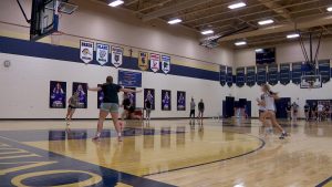 Providence girls basketball practice 