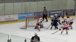 Maple Grove girls hockey versus River Cities on November 13, 2025