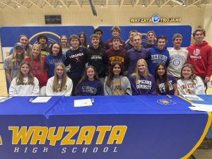 25 Wayzata High School seniors sign their letters of intent on National Signing Day