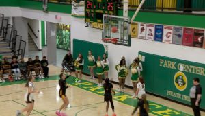 Park Center girls basketball game action versus Burnsville on December 4, 2025