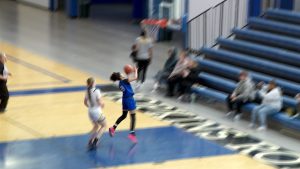 Hopkins girls basketball game action versus Duluth Marshall on December 20, 2025