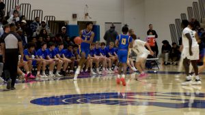 Wayzata boys basketball game action versus Totino-Grace on December 23, 2025