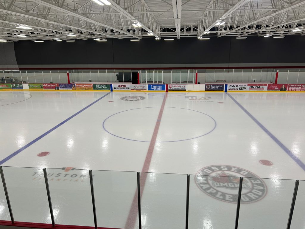 trustone financial rink at the maple grove community center