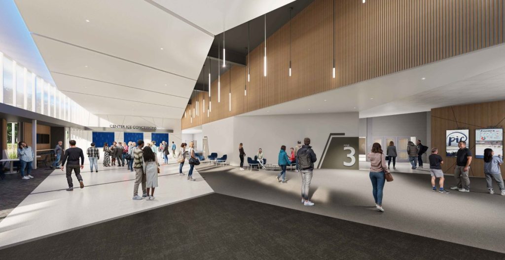 Plymouth Ice Center rendering