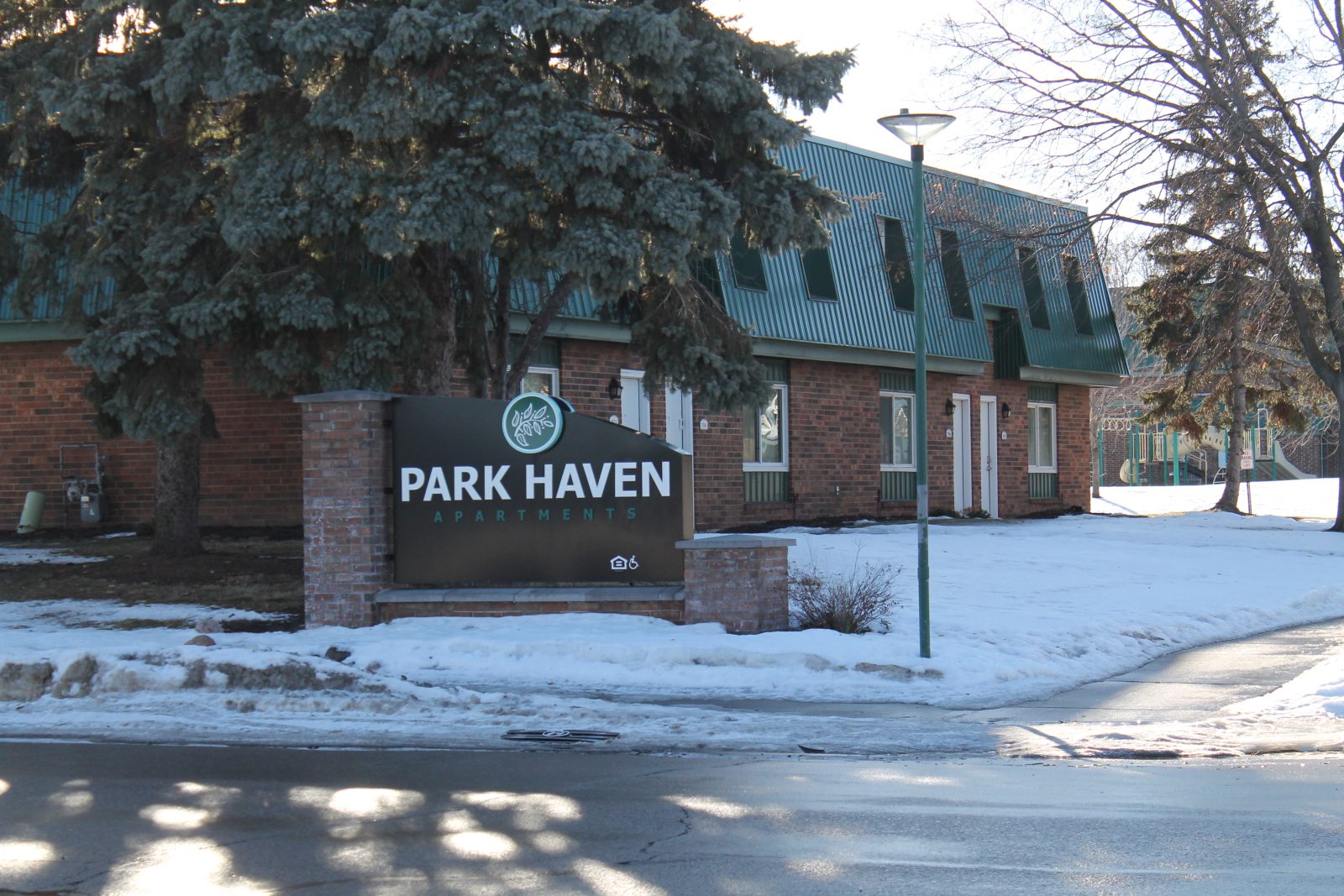 The sign at Park Haven Apartments
