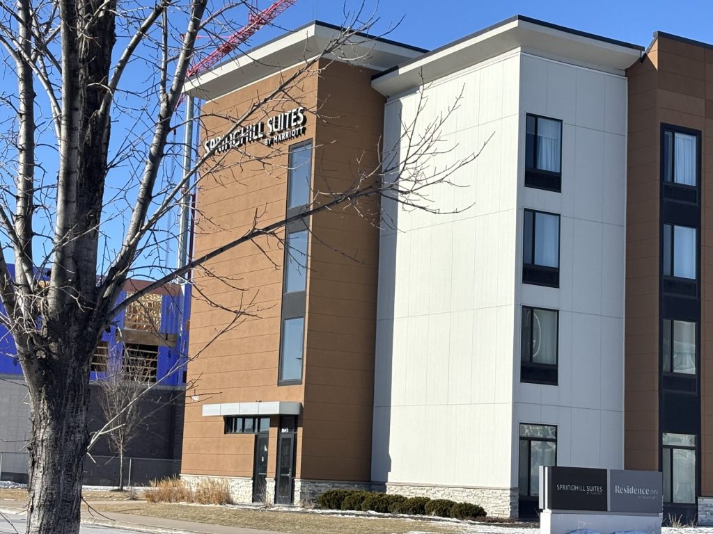 Maple Grove Ice protest at SpringHill Suites