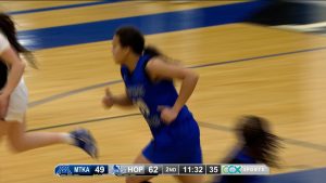 Erma Walker and Hopkins girls basketball in the Royals win over Minnetonka on February 12, 2026